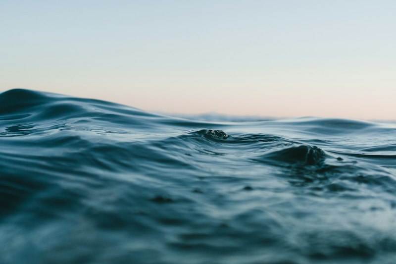 Ocean wave seascape